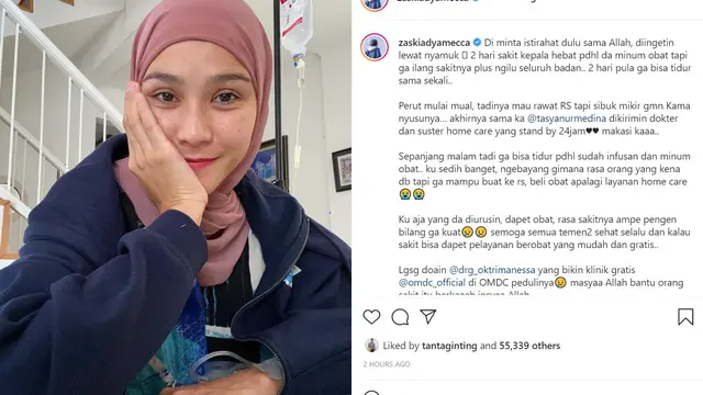 Zaskia Adya Mecca (Foto: Instagram/@zaskiaadyamecca)