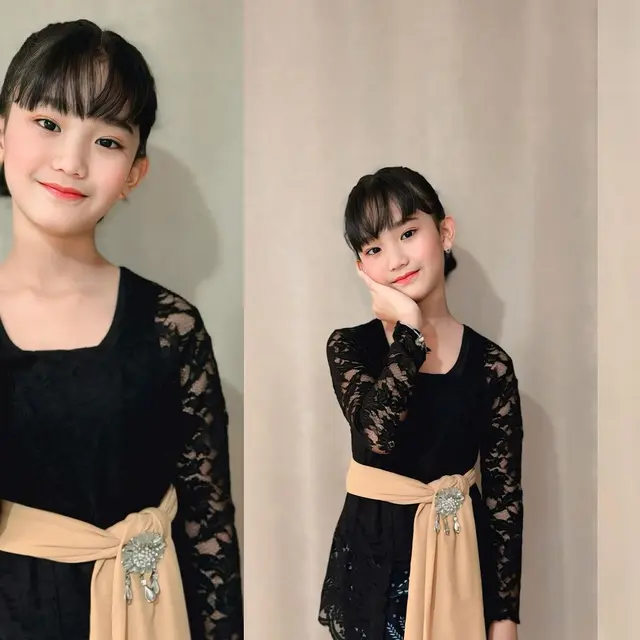 6 Potret Bilqis Anak Ayu Ting Ting Pakai Kebaya, Tampil di Acara Art and Culture Festival