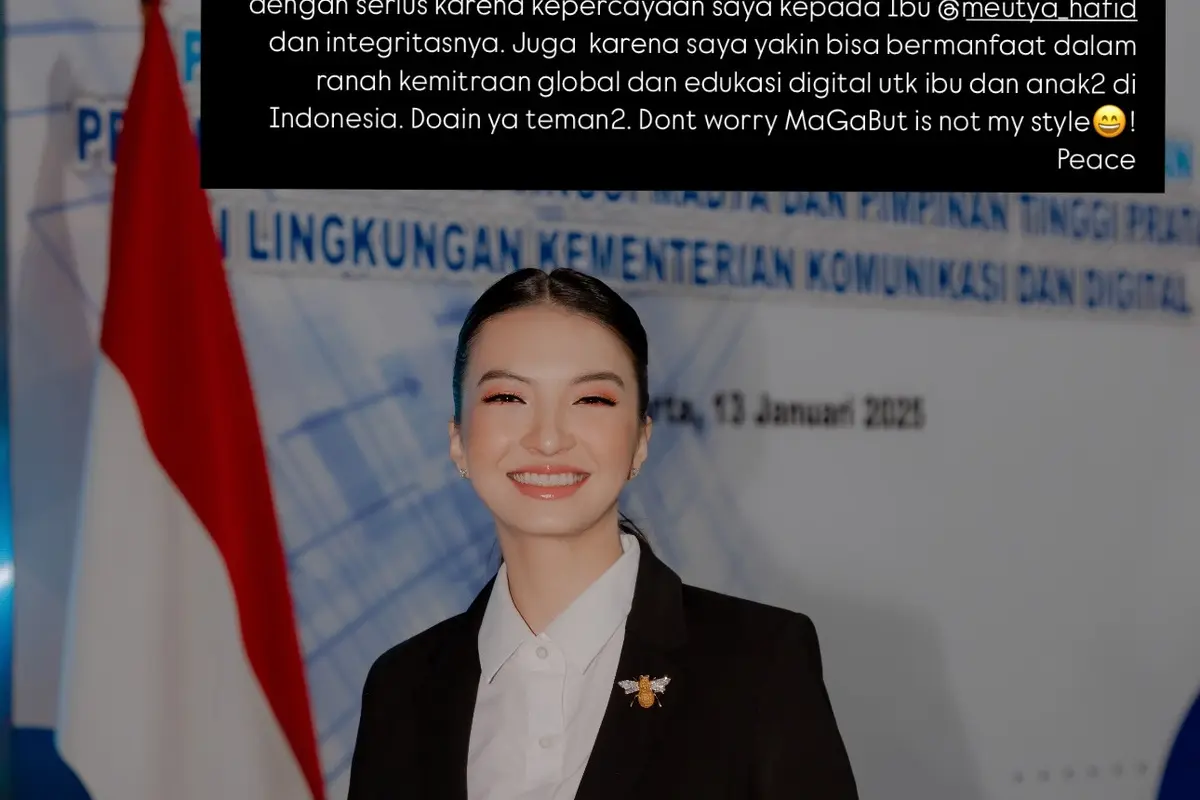 Sedang Demam, Raline Shah Tangkis Wajah Pucat dengan Makeup Fresh Saat Pelantikan Jadi Staf Khusus Komdigi