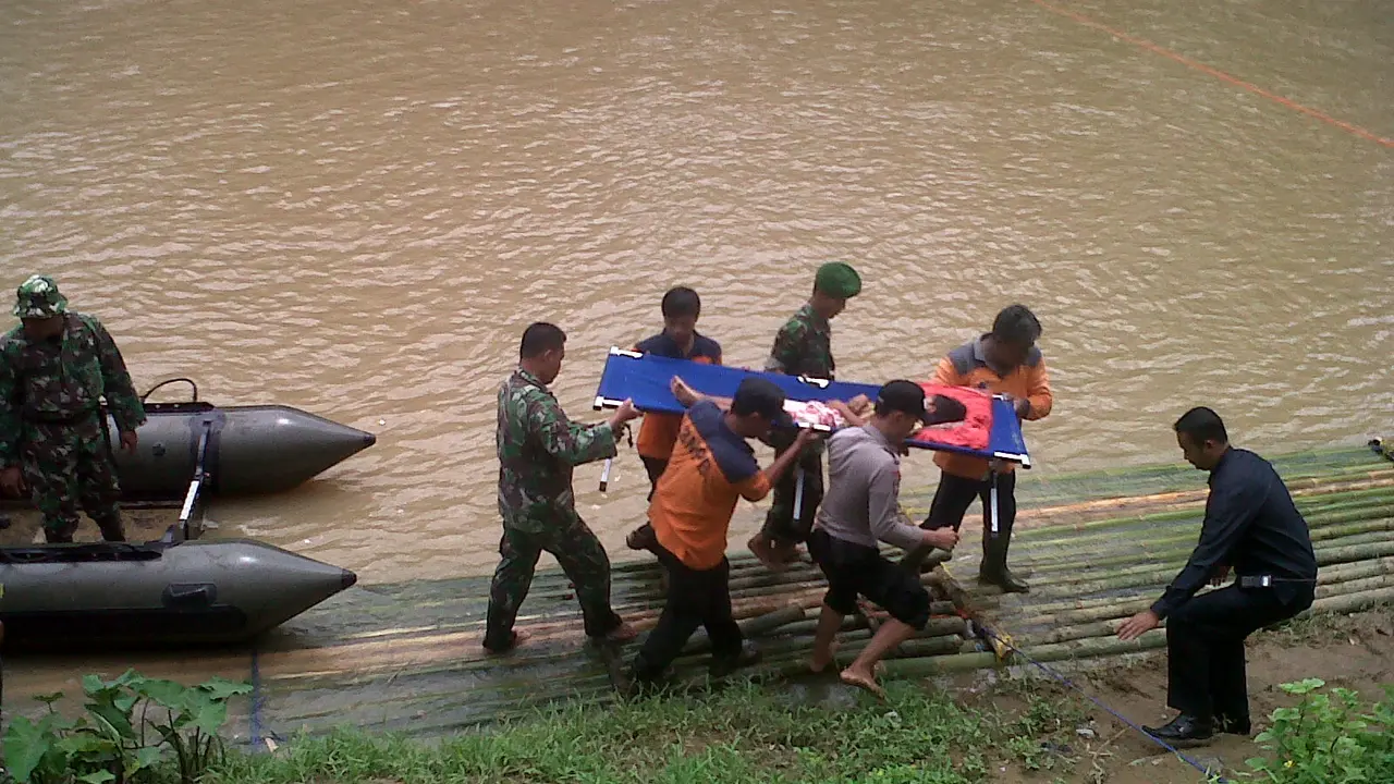 Korban jembatan putus Lebak