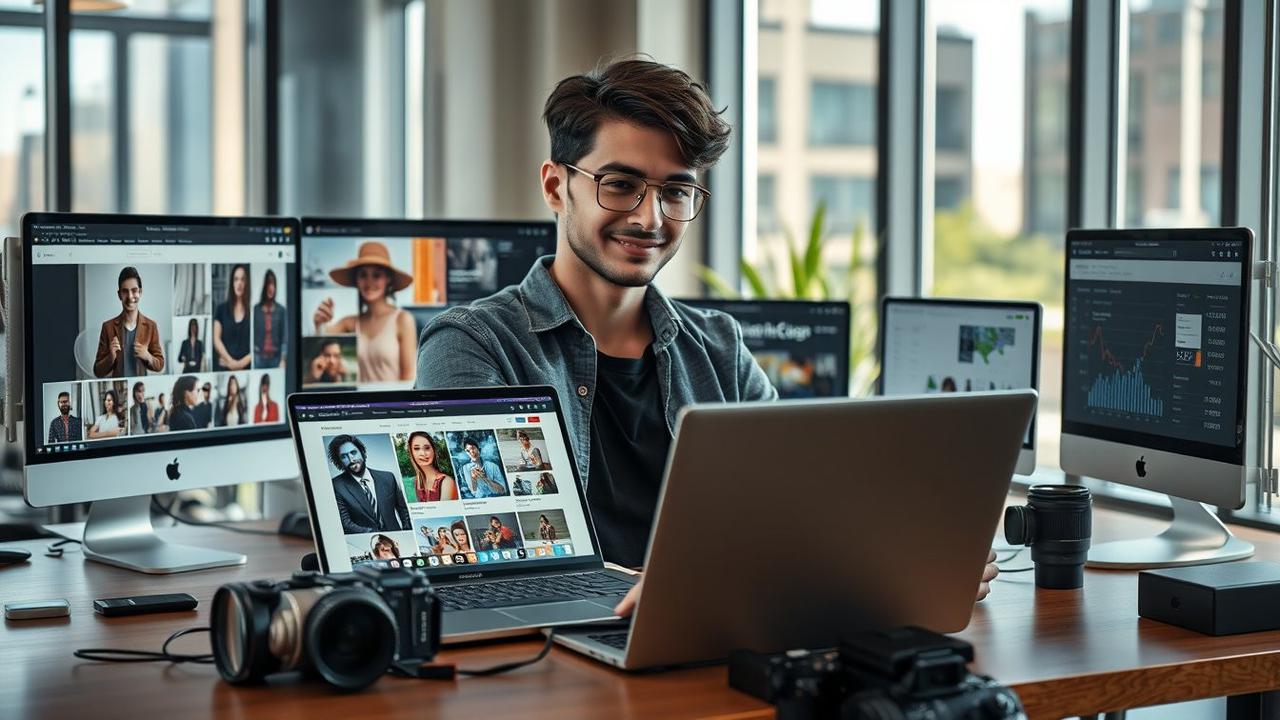 cara jual foto di internet