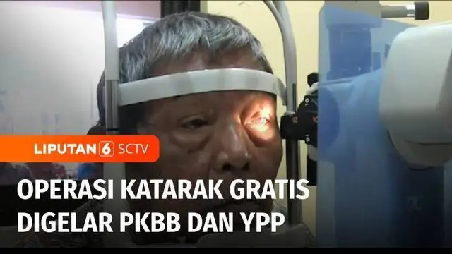 Persatuan Keluarga Besar Brimob (PKBB) bersama YPP SCTV-Indosiar menggelar operasi katarak gratis di Rumah Sakit Bhayangkara Sleman, DIY. Operasi katarak gratis untuk warga tidak mampu ini merupakan salah satu rangkaian dari Hari Ulang Tahun PKBB.