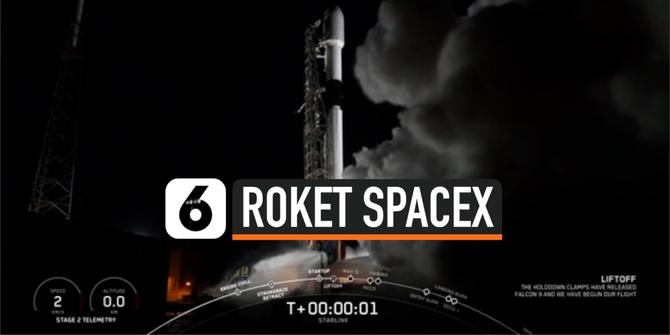 VIDEO: Roket SpaceX Falcon 9 Meluncur ke Luar Angkasa