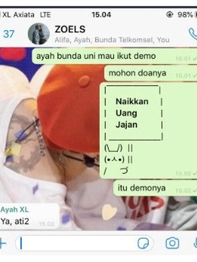 Aksi Demo Kenaikan Uang Jajan ala Netizen Ini Bikin Ketawa Geli
