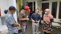 Wakil Ketua KPAI, Jasra Putra menyambangi lokasi kejadian yang merenggut nyawa empat orang anak di Jagakarsa, Jakarta Selatan. (Foto: Istimewa)