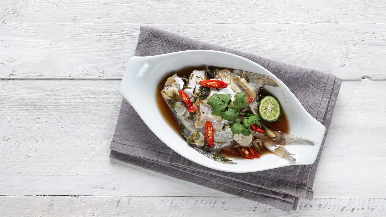 ikan bawal kukus
