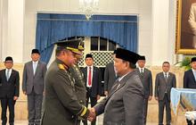 Prabowo Lantik Jenderal Maruli Simanjuntak Jadi Wakil Panglima TNI