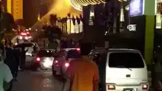 Kebakaran terjadi di Gedung Neo Soho, Jakarta Barat, Rabu (9/11/2016) malam.