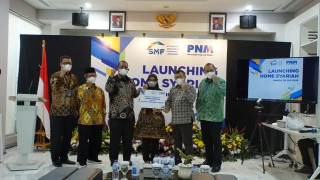 Peluncuran home syariah oleh SMF dan PNM, Selasa, 26 Juli 2022 (Foto: SMF)