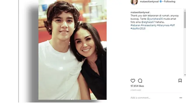 Maia Estianty (Foto: Instagram)