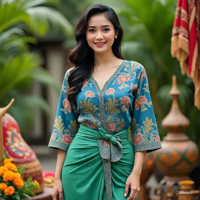 Model Baju Batik Atasan dan Bawahan Terbaru