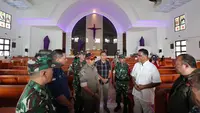 Tinjau Kondisi Gereja Katolik Terdampak Gempa, BNPB Pastikan Perayaan Paskah Berjalan Lancar