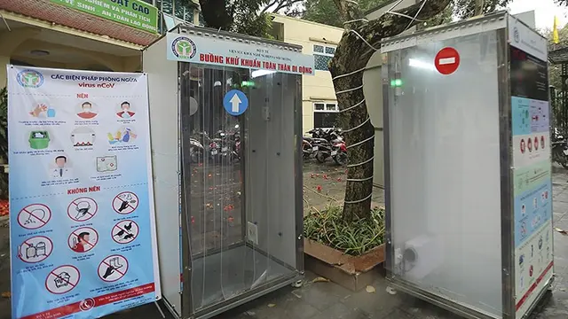 Vietnam buat ruang disinfektan guna cegah penularan virus Corona
