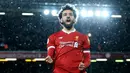 1. Mohamed Salah (Liverpool) - 28 Gol (1 Penalti). (AFP/Lindsey Parnaby)