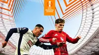 Final Liga Europa - Tottenham Hotspur Vs MU - Ilustrasi Duel Pemain (Bola.com/Adreanus Titus)