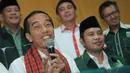 Koalisi antara PKB dan PDIP akan semakin memperkuat posisi Jokowi dalam Pilpres 2014, Sabtu (10/5/14). (Liputan6.com/Herman Zakharia)  