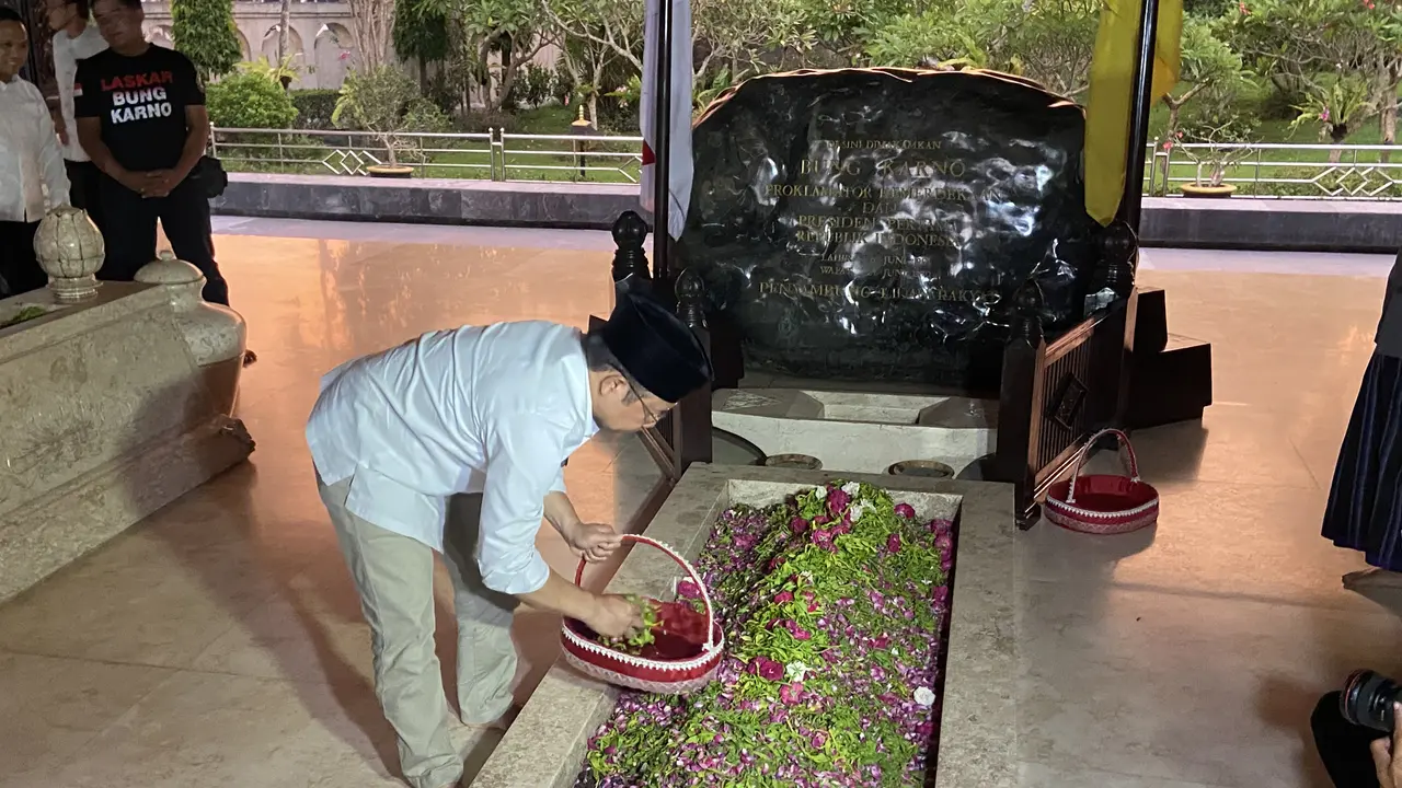 Muhaimin Iskandar (Cak Imin) berziarah ke makam The Founding Father Bung Karno