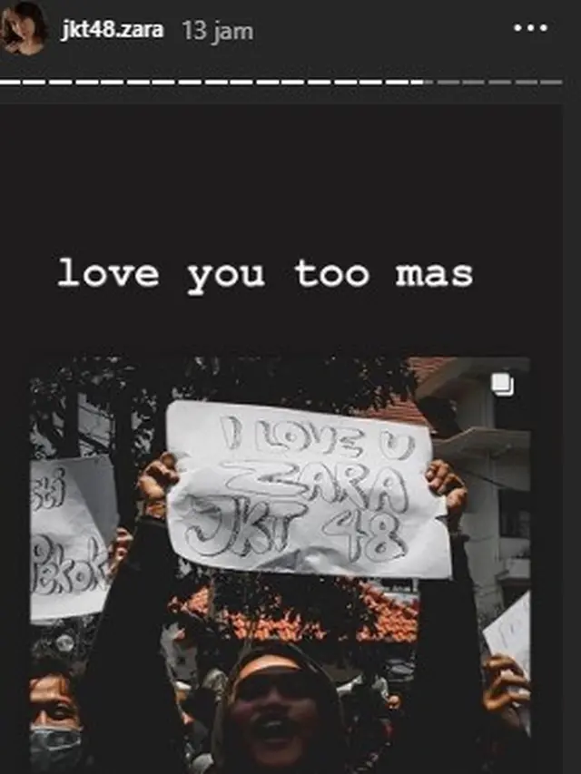 Namanya Dipakai Poster Demo Tolak RUU, Ini Reaksi Zara JKT48