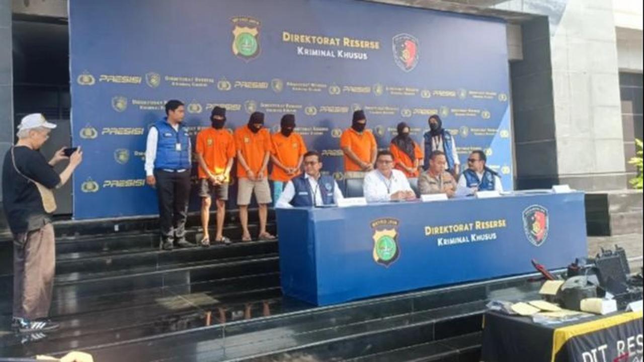 5 Tersangka Ditahan