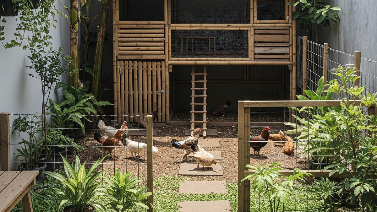 9 Desain Halaman Belakang Rumah Kecil untuk Pelihara Ayam, Nyaman dan Aman