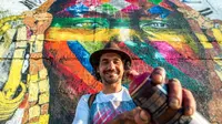 Eduardo Kobra, seorang seniman asal Brasil membuat sebuah pelabuhan tak terpakai dipenuhi dengan mural menakjubkan untuk Olimpiade Rio 2016.