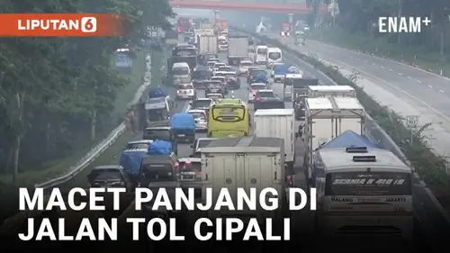 VIDEO: Macet Panjang! Ribuan Kendaraan Mengular di Jalan Tol Cipali