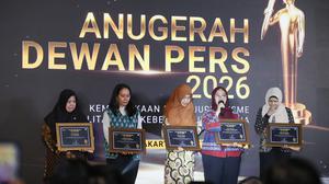 Anugerah Dewan Pers 2026 Beri Penghormatan kepada Lima Jurnalis Hilang Kontak