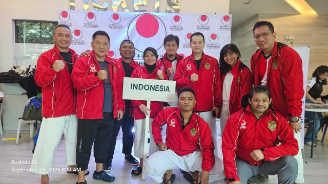 Indonesia Gondol 5 Medali di Kejuaraan Karate Internasional JKA Filipina