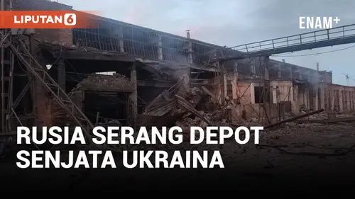 VIDEO: Rusia Laporkan Serangan Terhadap Depot Senjata Milik Ukraina