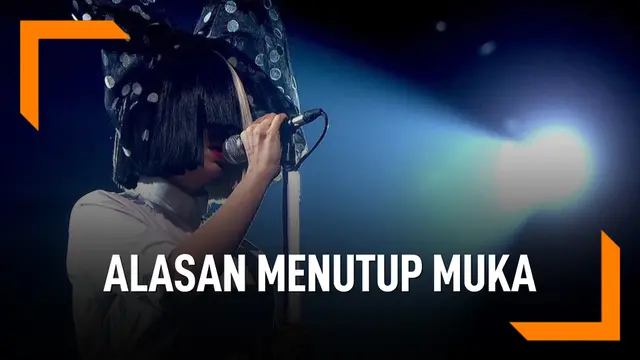 Ini Alasan Penyanyi Sia Selalu Tutupi Muka Pakai Wig