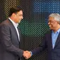 President Director and Chief Executive Officer, Indosat Ooredoo Hutchison Vikram Sinha dan CEO Google Cloud Thomas Kurian. (Dok: Google)