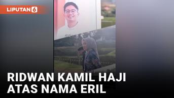 VIDEO: Datangi Makam Eril, Ridwan Kamil Minta Izin Naik Haji