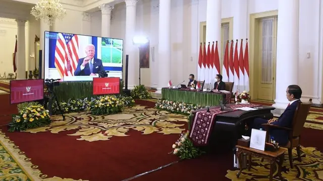 Jokowi hadiri Global COVID-19 Summit .(Foto: Sekreratariat Presiden)