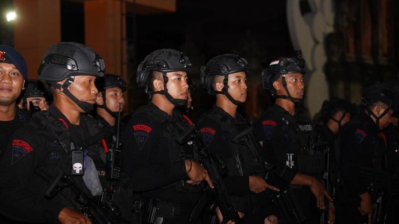 1.441 Personel Siaga, Begini Strategi Pengamanan Polda Bali Antisipasi Unjuk Rasa Malam Hari