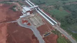 Diketahui, Stasiun Jatake berlokasi di Kecamatan Pagedangan, Kabupaten Tangerang, dan menjadi proyek pertama hasil kolaborasi antara PT KAI dengan pihak swasta tanpa menggunakan dana Anggaran Pendapatan dan Belanja Negara (APBN). (merdeka.com/Arie Basuki)