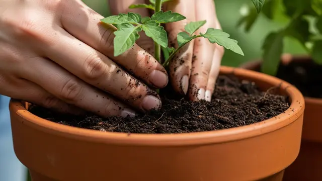 Menanam Tomat Ceri di Pot