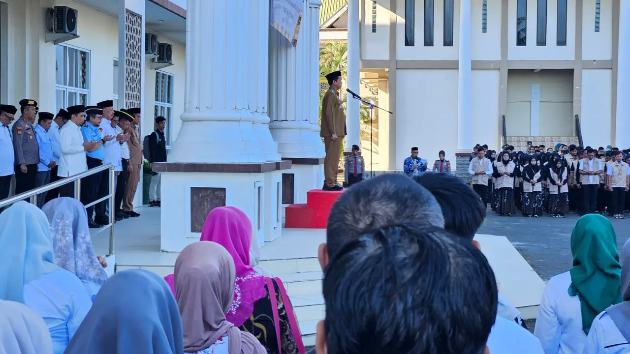 Apel Siaga PPIH Embarkasi Makassar. (Liputan6.com/Fauzan)