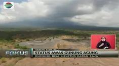 Warga diminta waspada terhadap letusan gunung yang bisa terjadi kapan saja. Mengingat Gunung Agung merupakan salah satu gunung yang aktif.
