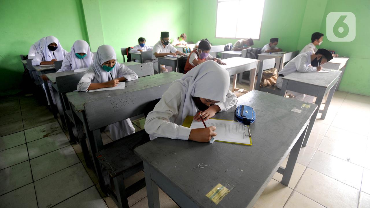 Intip Para Murid Tes Penentuan Kelas Tahun Ajaran Baru