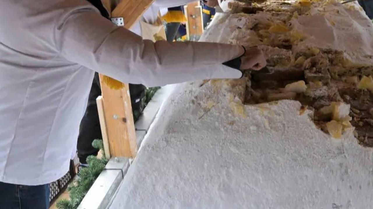 FOTO: Penampakan Kue Raksasa Seberat 1,8 Ton Meriahkan Tradisi Menyambut Natal di Jerman