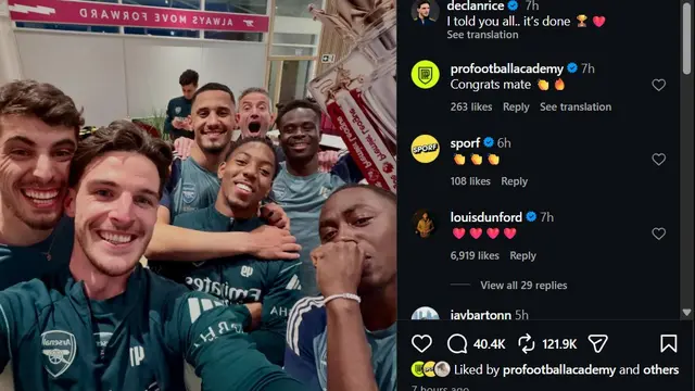 declan rice arsenal juara