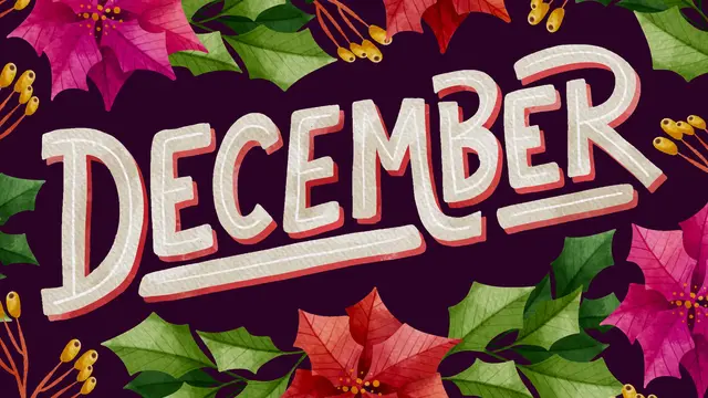 Ilustrasi bulan Desember