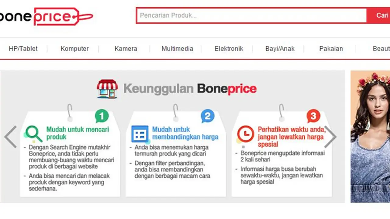 Boneprice.com Sajikan Harga Gadget Termurah