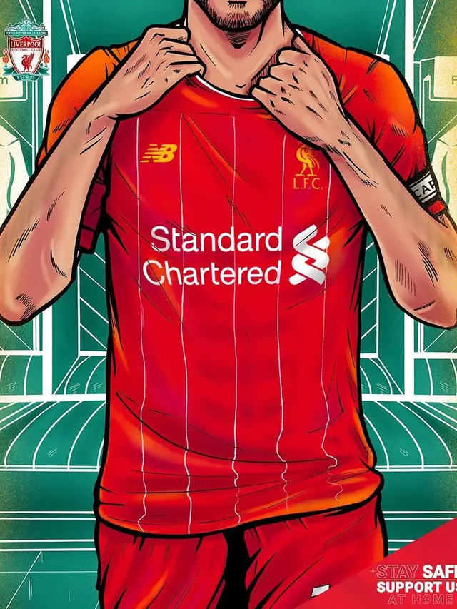 Illustrasi Yulius Wisnu untuk Liverpool