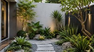 7 Inspirasi Taman Bertekstur tanpa Banyak Warna yang Terlihat Elegan dan Mudah Dirawat