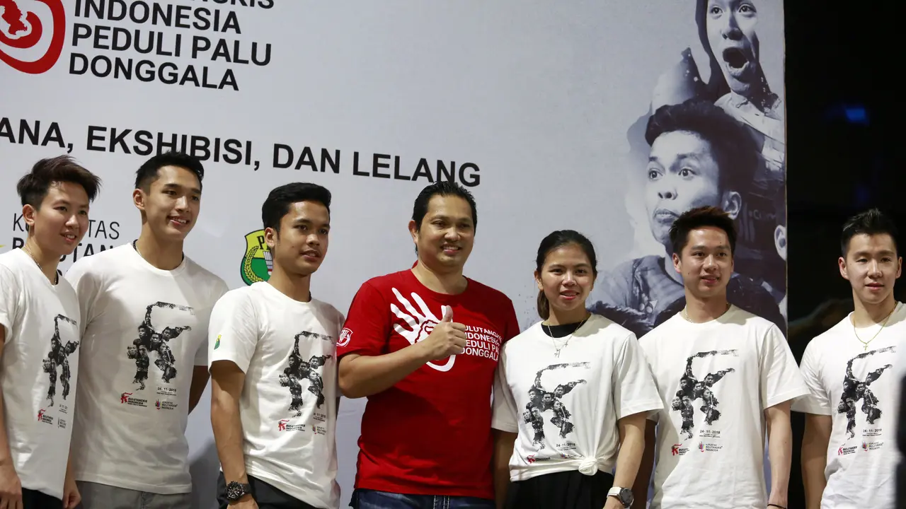 Bulu Tangkis Peduli Gempa