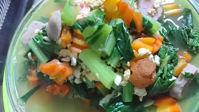 Cah Sawi Hijau Sehat untuk Pasien Kolesterol dan Asam Urat (Foto: yuliyah via Cookpad)