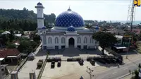 Pembangunan masjid At-taqarub di Pidie Jaya, Aceh (Foto: Dok Kementerian PUPR)