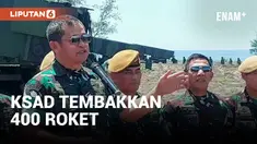 KSAD Tembakkan 400 Roket dan Bagi-bagi Sembako