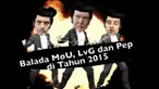 Video parodi Jose Mourinho, Louis van Gaal dan Josep Guardiola, yang sedang ramai diperbincangkan media internasional.